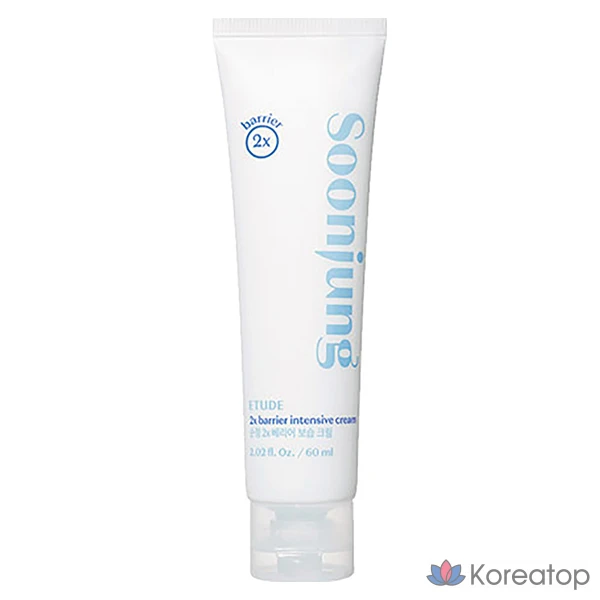 Увлажняющий крем Etude House Soon Jung 2x Barrier Intensive Cream, 60 мл, 1 шт.