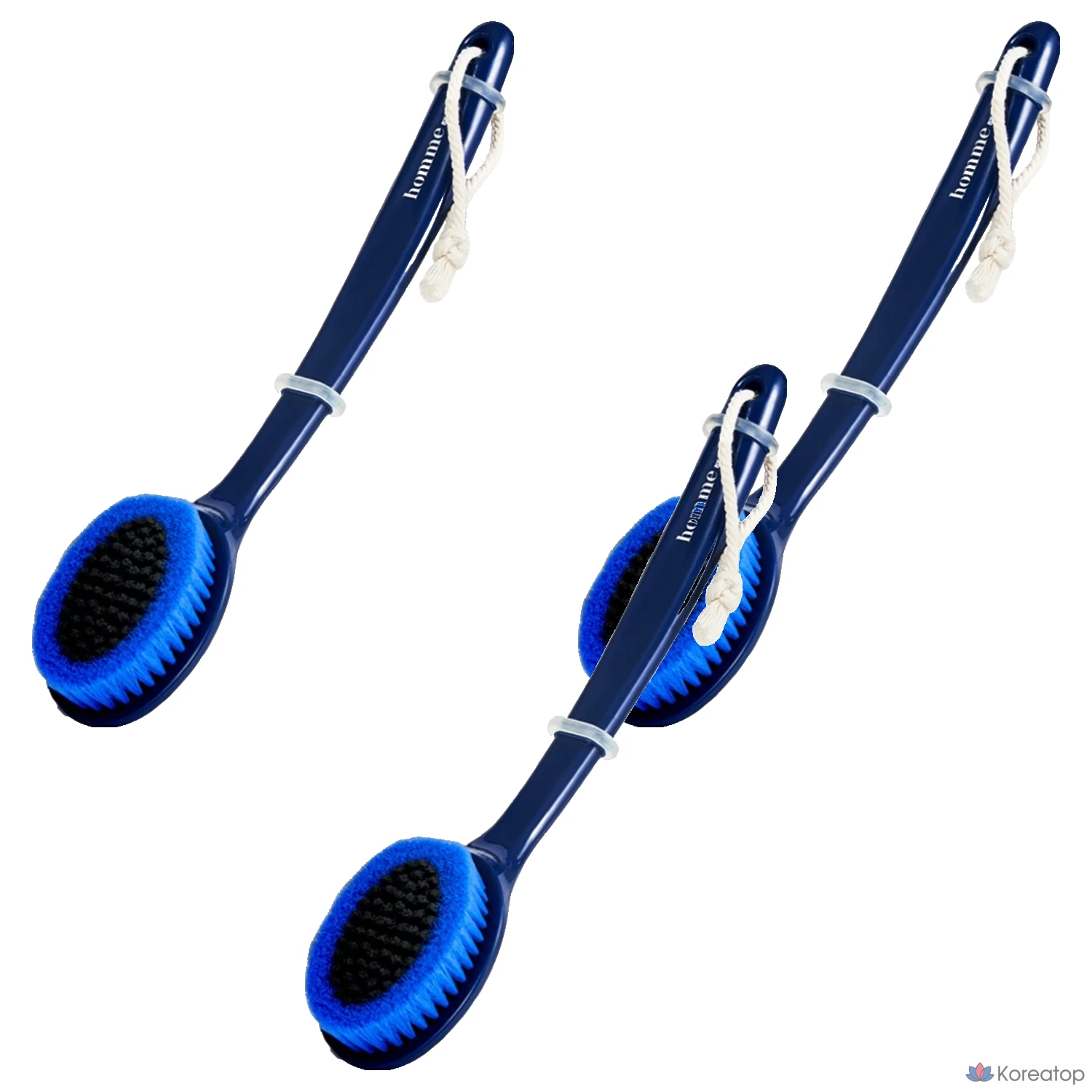 Боди-браш Akei Derma+ All-in-One Body Brush, оттенок Navy, 3 шт.