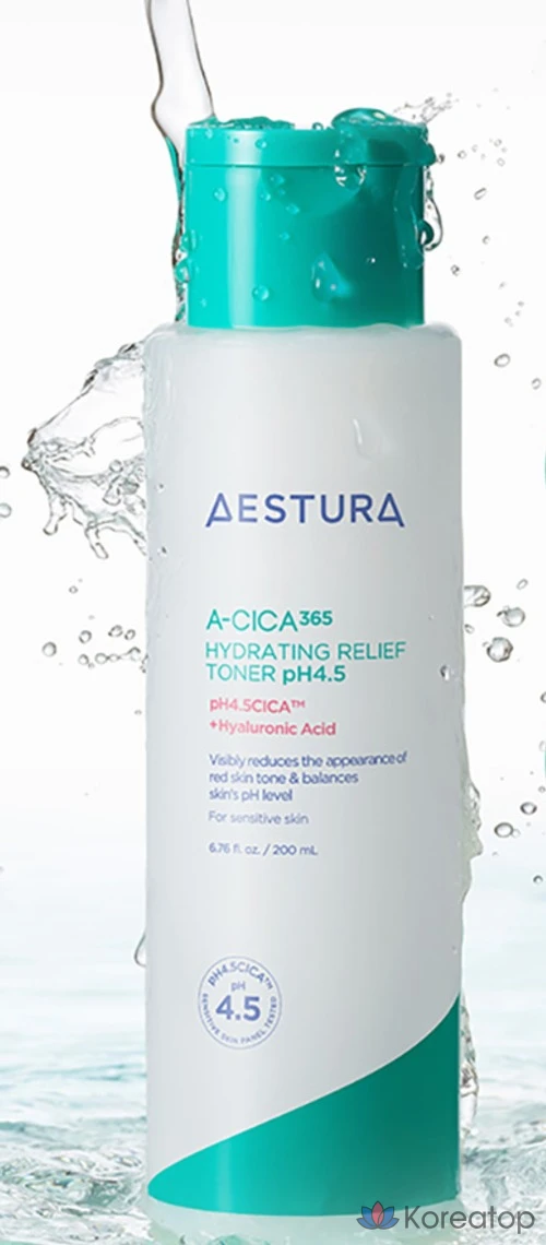 Тонер AESTURA A-Cica 365 Moisture Toner pH4.5, 200 мл, 1 шт.