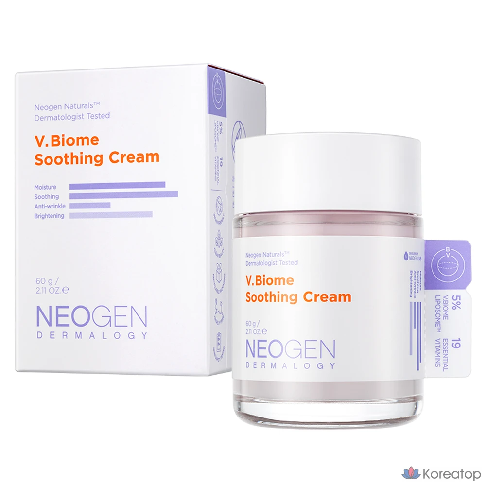Успокаивающий крем Neogen V Biome Soothing Cream, 60 г, 1 шт.
