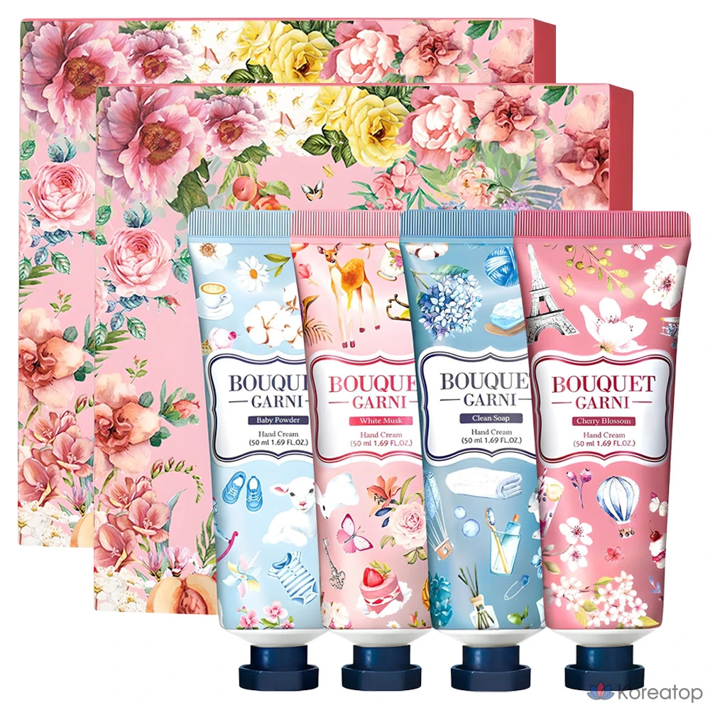 Набор для ухода Bouquet Garni Hand Cream 4-piece Set, 2 шт.