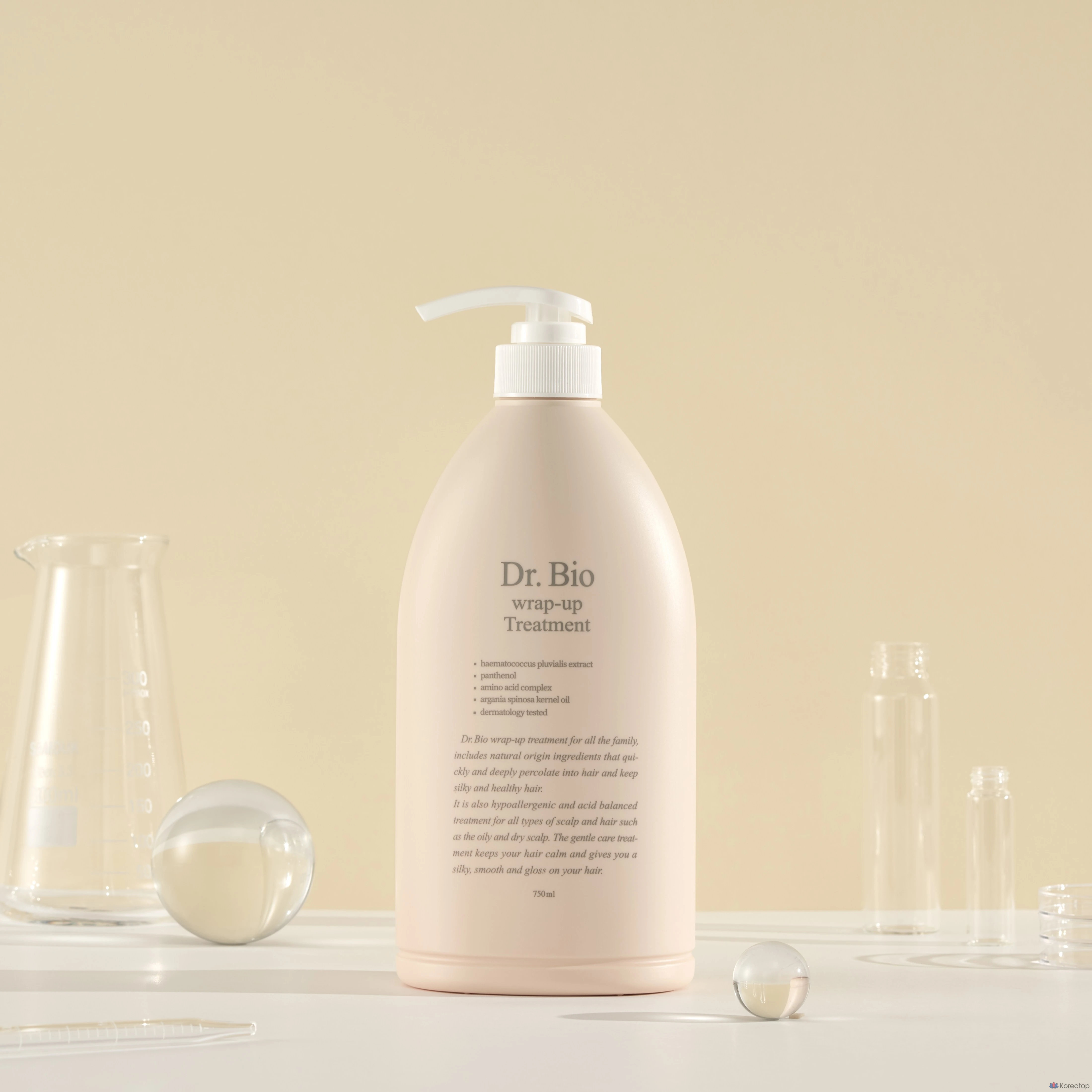 Набор для ухода Dr. Bio No Silicone Wrap Up Treatment 3-piece Set, 1250 мл, 1 шт.