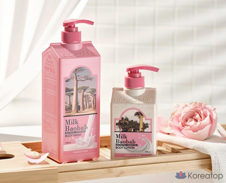 Лосьон для тела Milk Baobab Body Lotion Damask Rose, 500 мл, 1 шт.