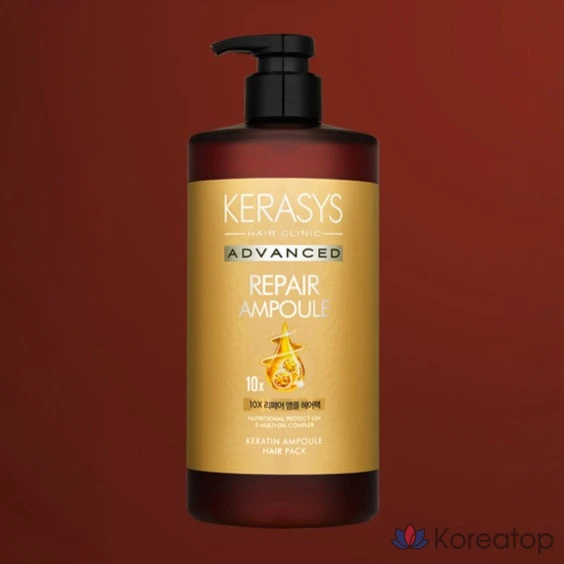 Ампульная сыворотка для волос KeraSys Advanced 10X Repair Ampoule Hair Pack, 1 л, 1 шт., фото 4