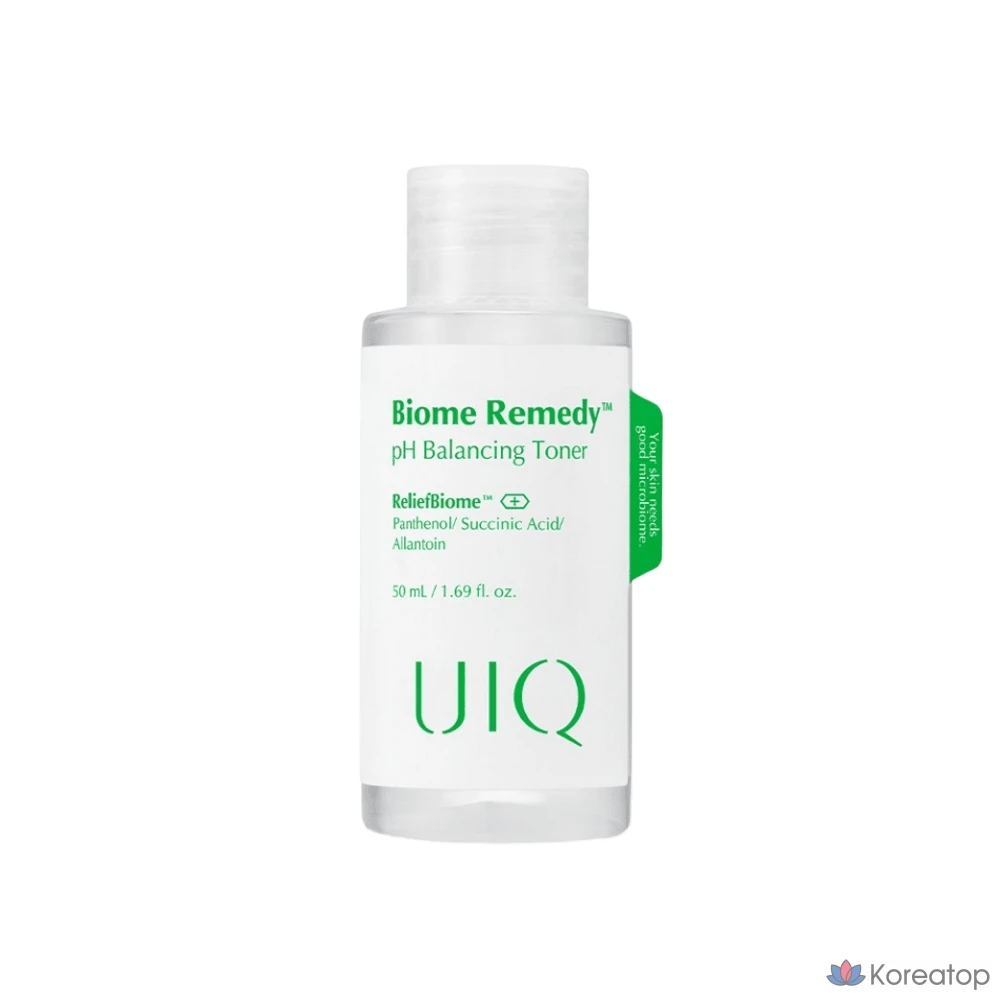 Тонер UIQ Biome Remedy pH Balancing Toner, 50 мл, 1 шт.