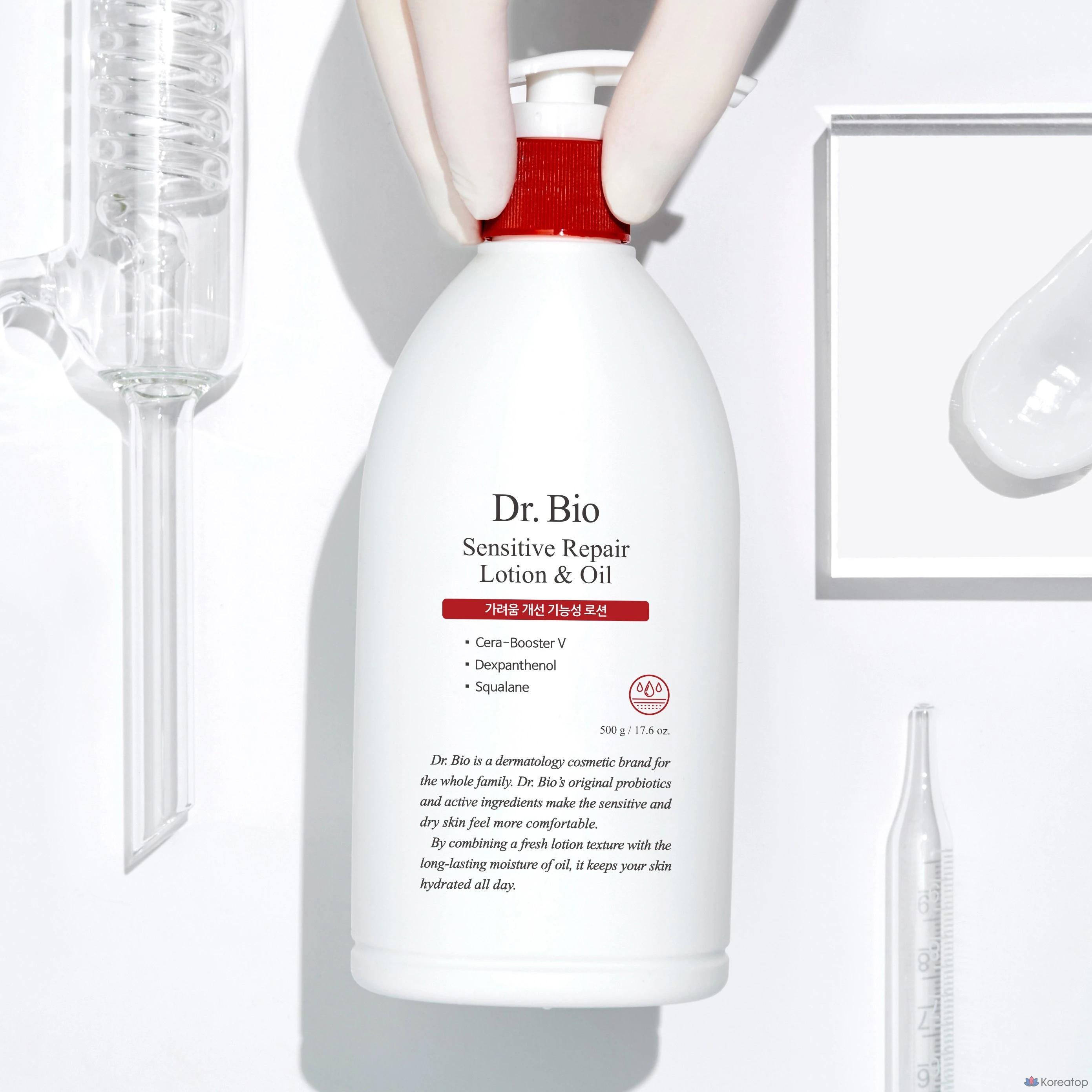 Лосьон для тела Dr. Bio Sensitive Repair Lotion & Oil, 500 г, 1 шт., фото 2