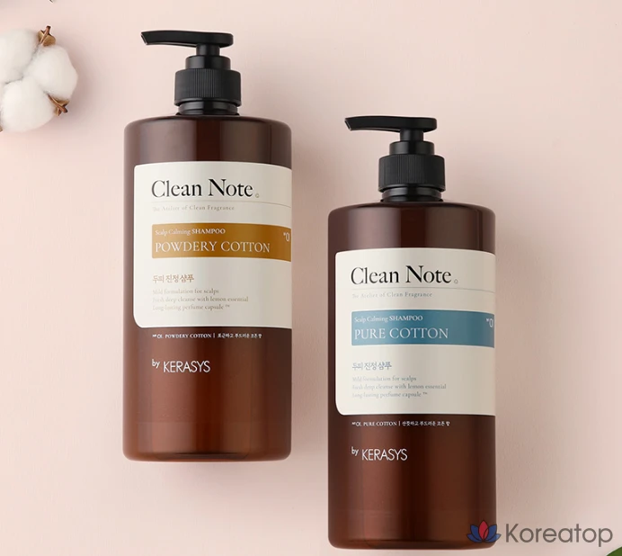 Шампунь KeraSys Clean Note Powder Cotton, 1 л, 1 шт.