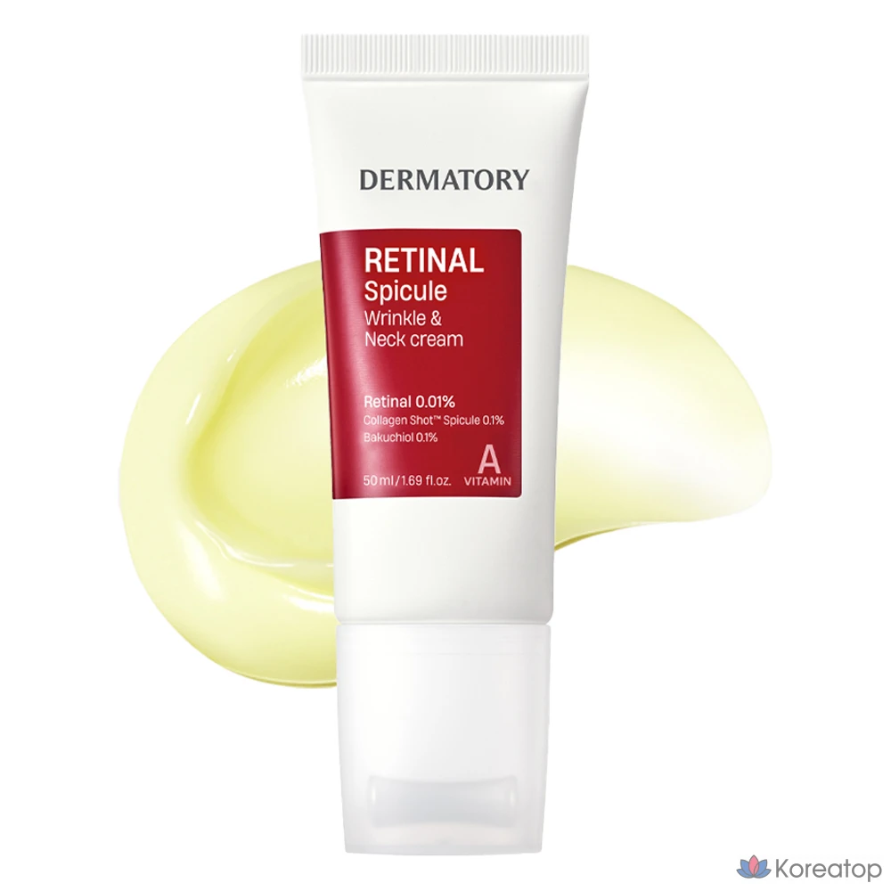 Крем для лица и шеи Dermatory Retinal Spicule Wrinkle &amp; Neck Cream, 50 мл, 1 шт.