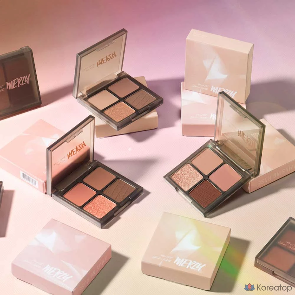 Тени для век MERZY Mood Fit Shadow Palette, оттенок S2 Joyful Coral, 1 шт.