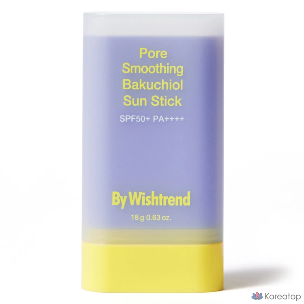 Солнцезащитный стик By Wishtrend Pore Smoothing Bakuchiol Sun Stick SPF50+ PA++++, 18 г, 1 шт.