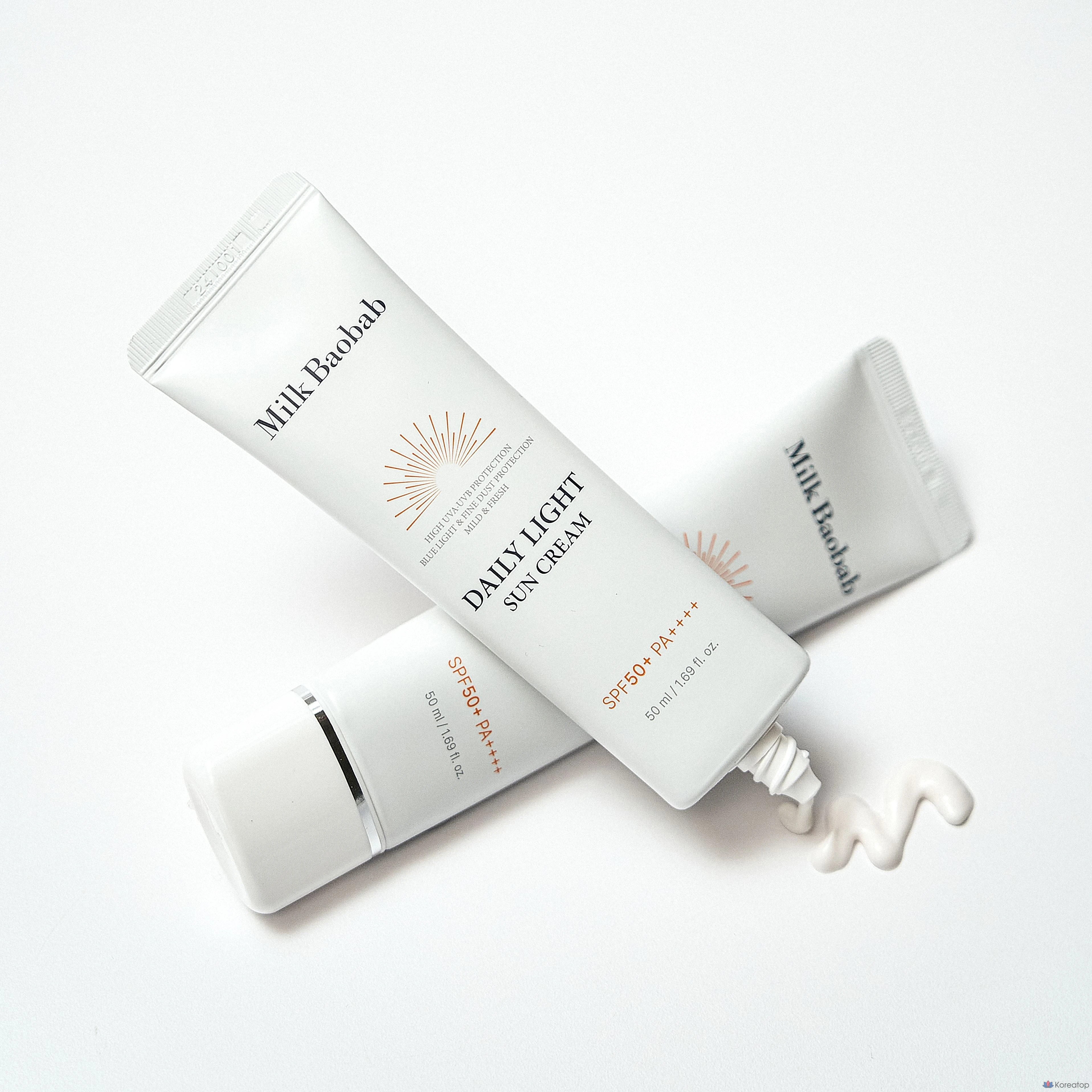 Солнцезащитный крем Milk Baobab Daily Light Sun Cream SPF50+ PA++++, 50 мл, 1 шт.