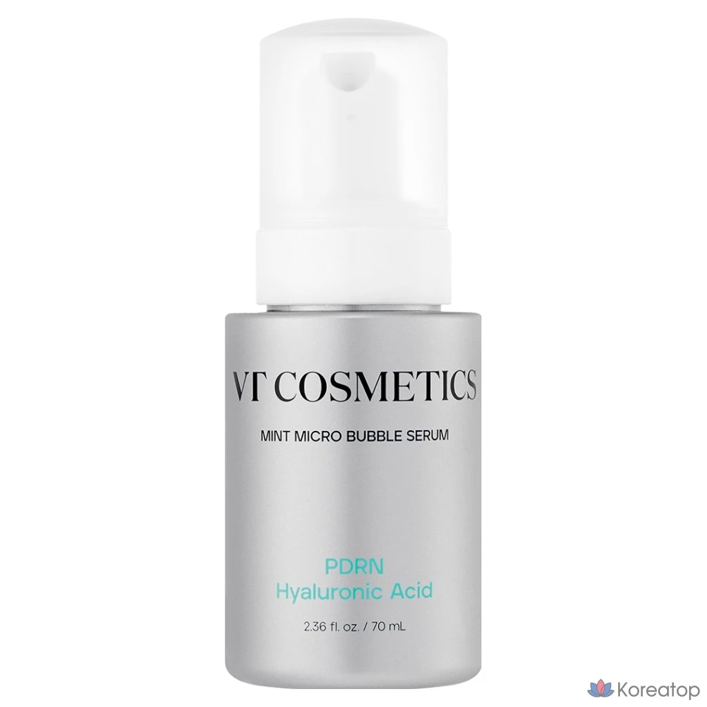 Сыворотка VT Cosmetics PDRN Hyaluronic Acid Mint Micro Bubble Serum, 70 мл, 1 шт.