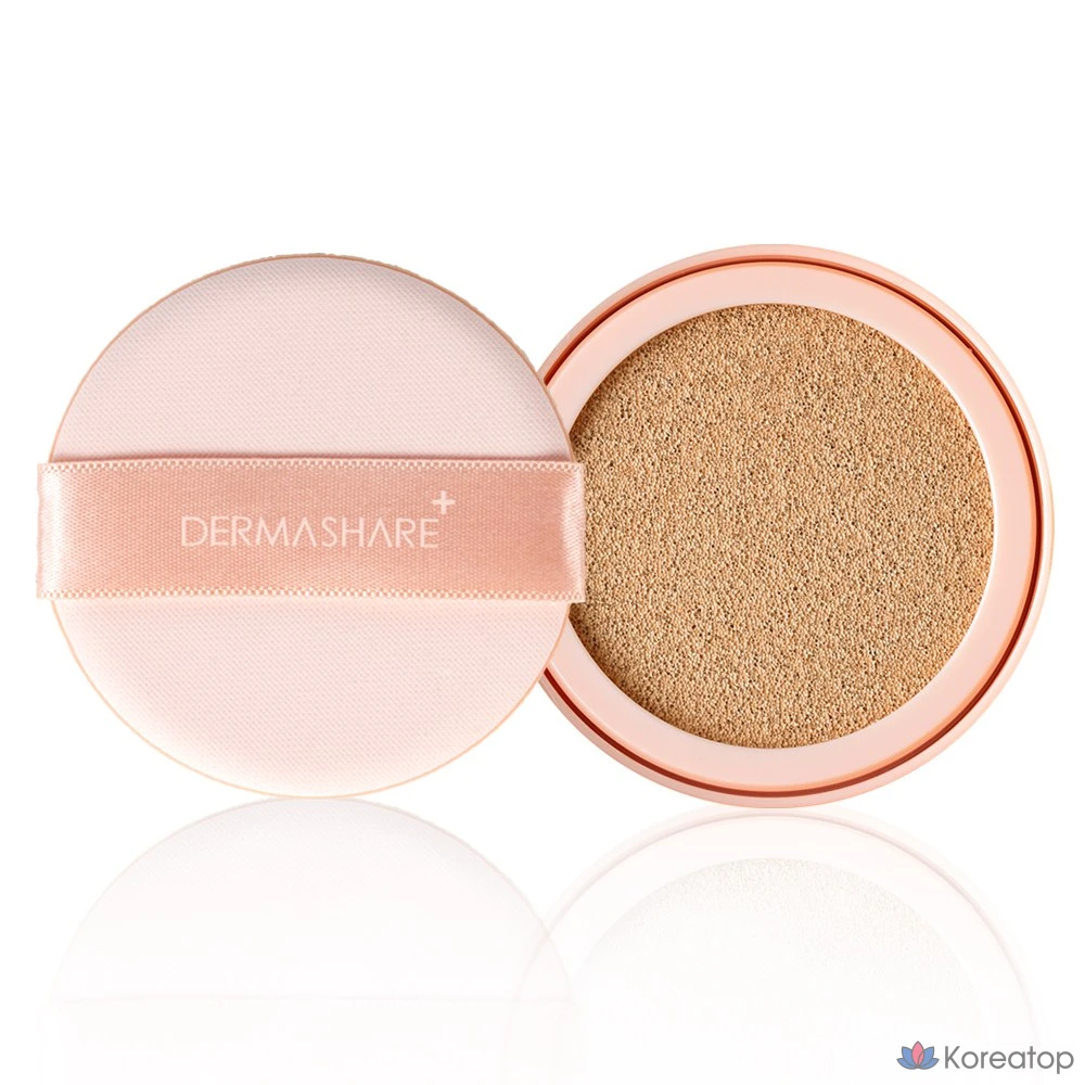 Кушон Dermashare Vegan Glow Long Lasting Air Fixing Cover Cushion Refill, оттенок 21, 1 шт.