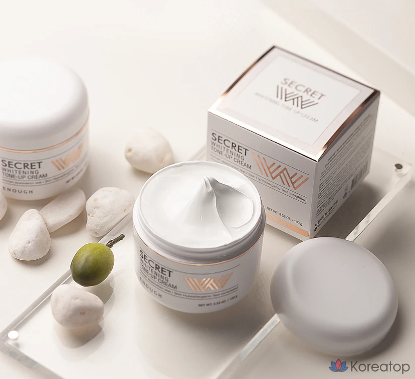 Тон-ап крем Enough Secret Whitening Tone-up Cream, 100 г, 1 шт., фото 3