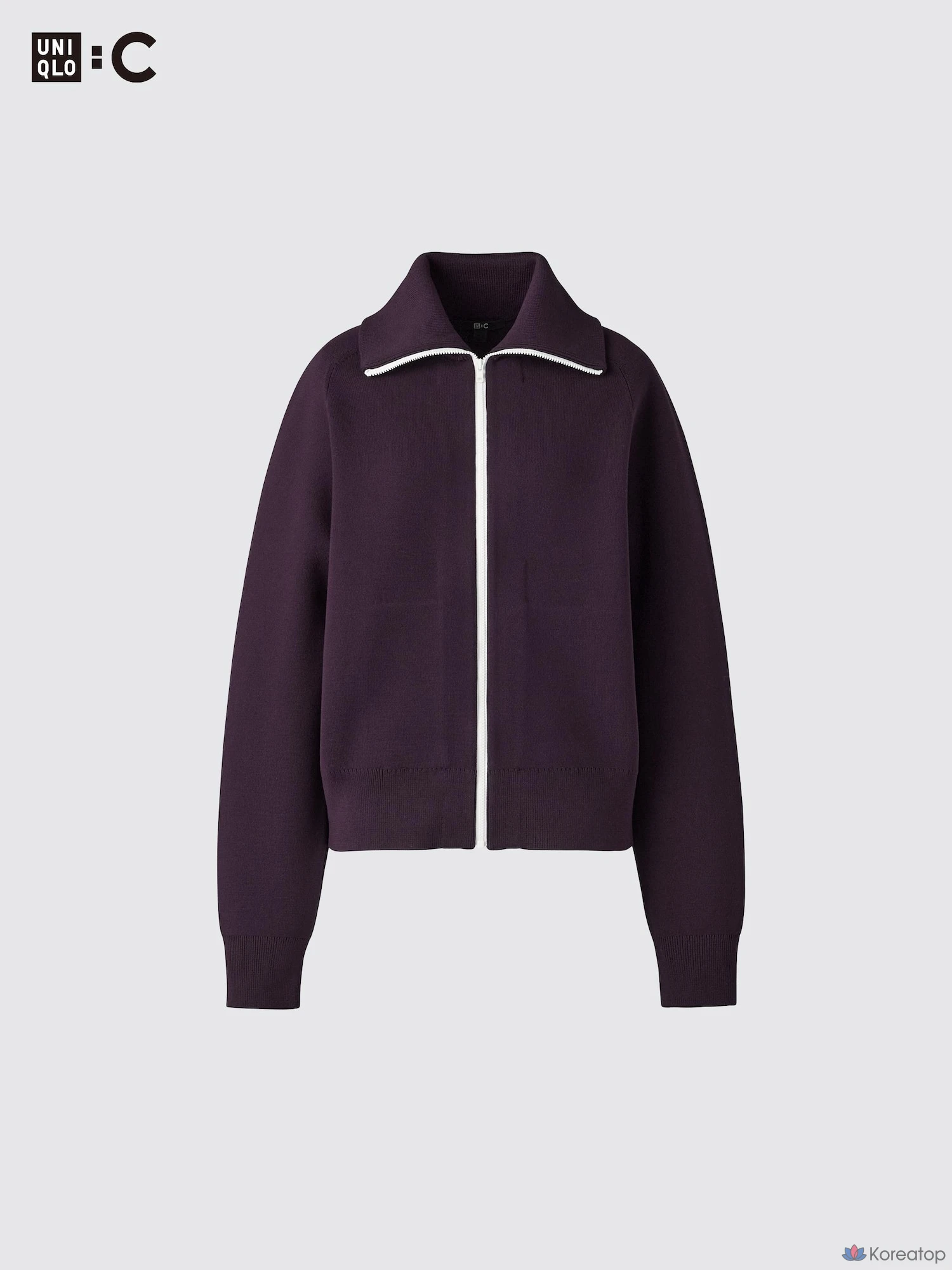 Кардиган на молнии Uniqlo Milano Rib Full Zip, фото 5