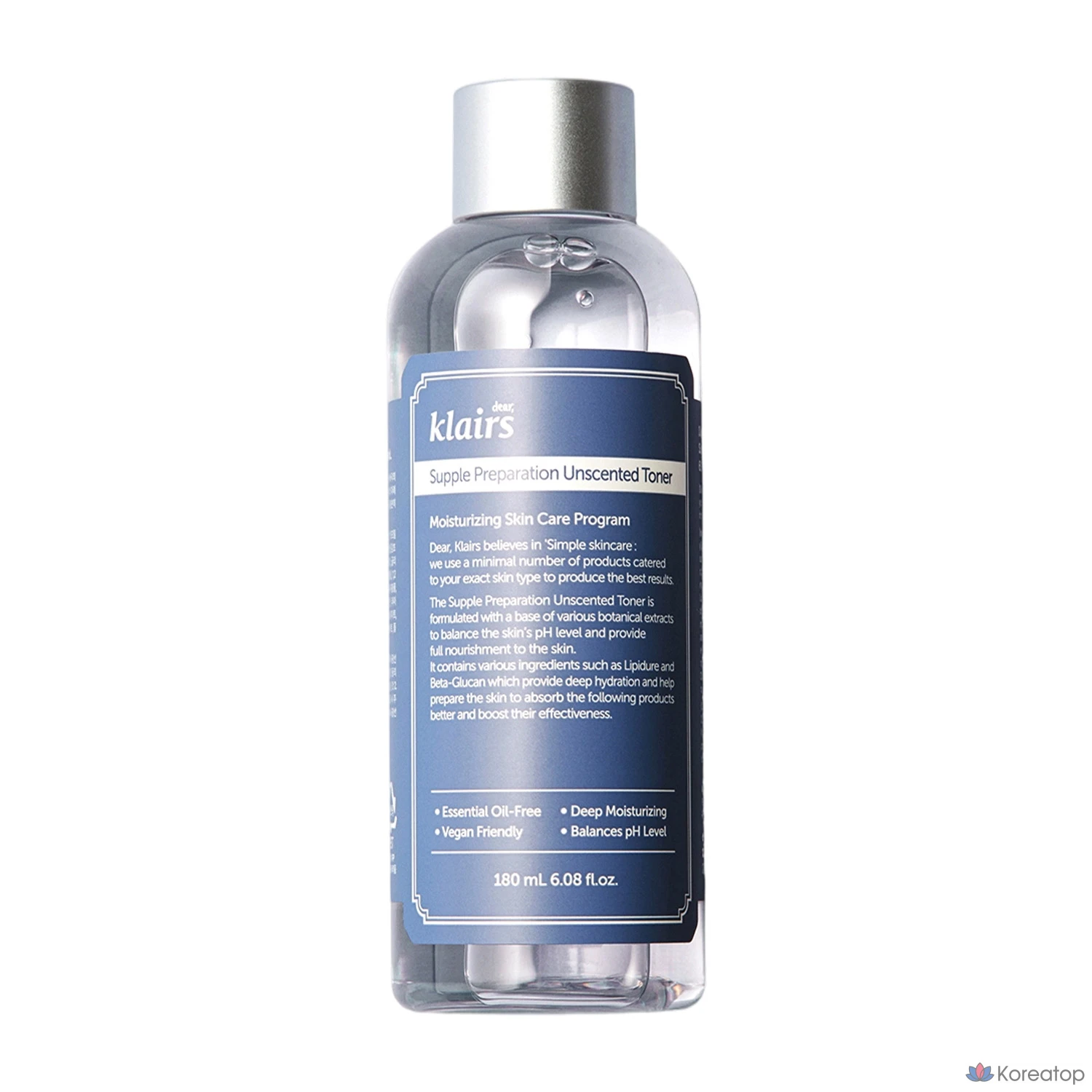 Тонер Dear, Klairs Supple Preparation Unscented Toner, 180 мл, 1 шт.