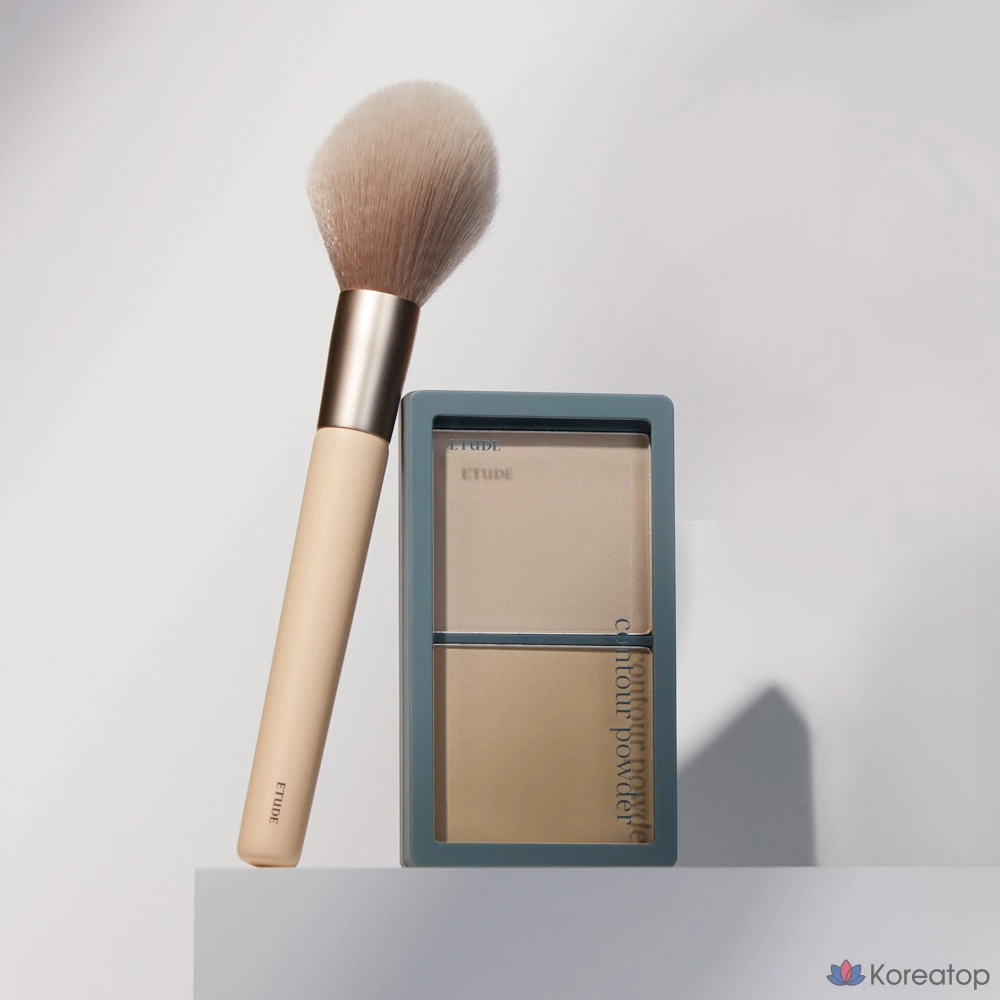 Набор для контуринга Etude House Shadow Shading Re-illumination 5g x 2 Types + Jaw Shading Brush Set, оттенок Light On + Tone on Tone (Shading), 1 шт.