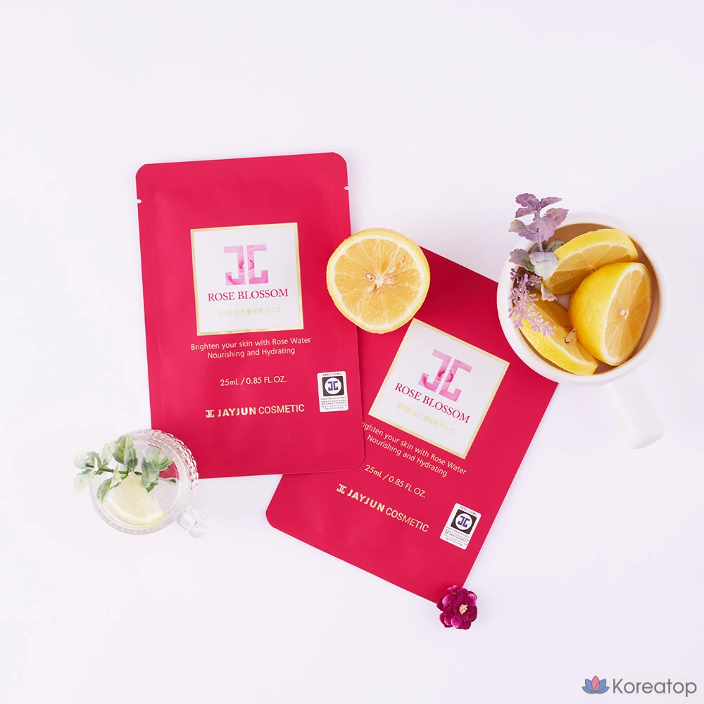 Тканевая маска для лица Jayjun Rose Blossom Mask 1STEP, 10 шт.