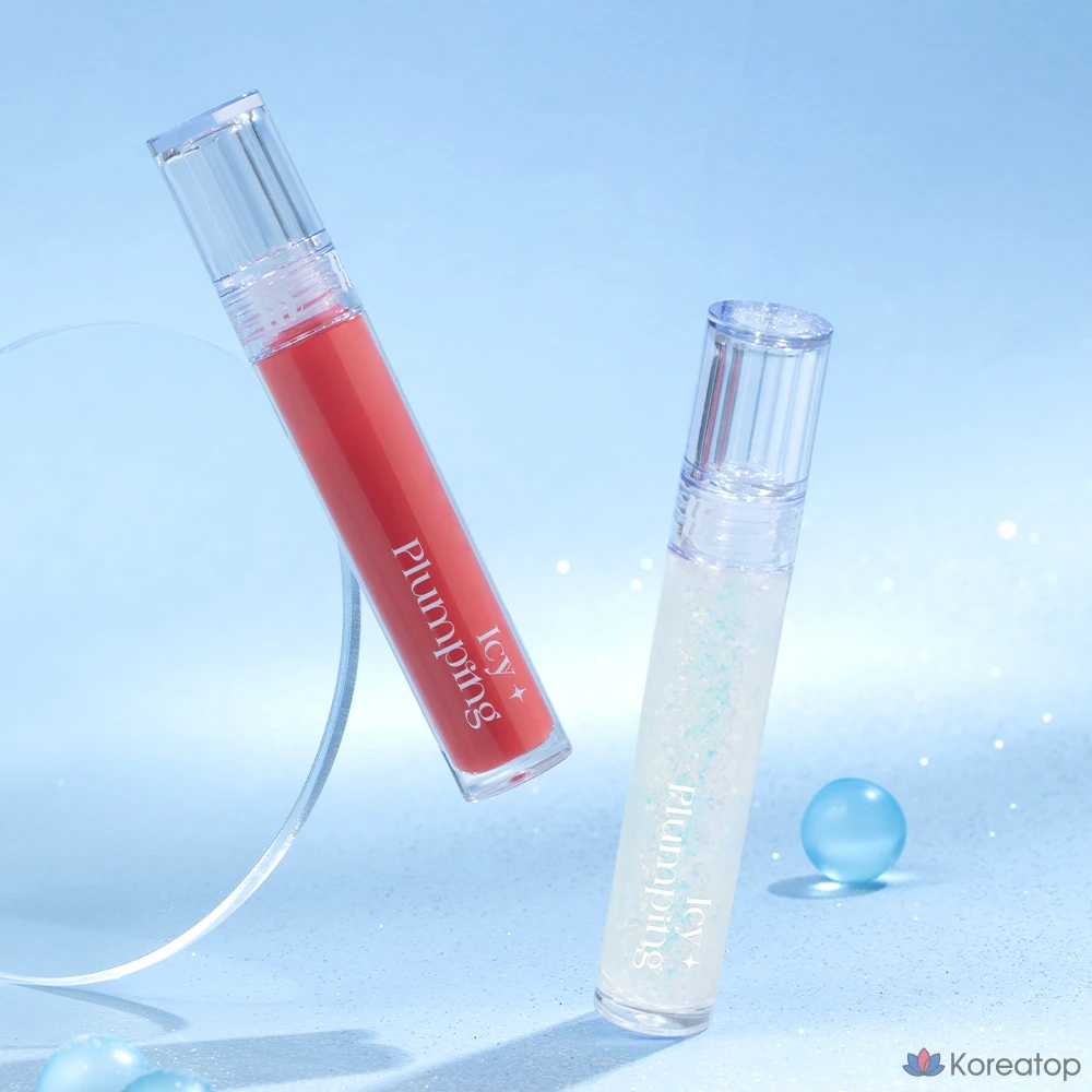 Блеск для губ MERZY Icy Plumping Lip Gloss, оттенок IP1 Icy Flake, 4.5 г, 1 шт., фото 3