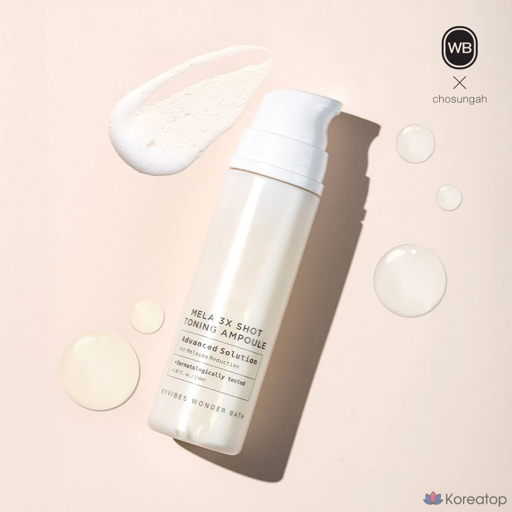 Ампульная сыворотка Wonder Bath Mela 3X Shot Toning Ampoule, 130 мл, 1 шт.