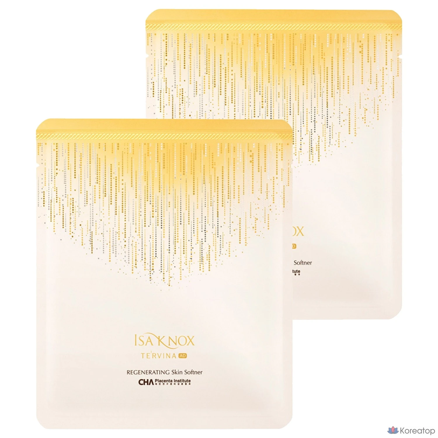 Тканевая маска для лица Isa Knox Terbina AD Regenerating Gold Ampoule Mask, 2 шт.