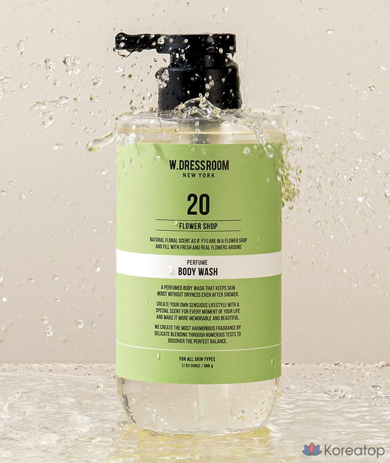 Пенка для тела W.Dressroom Perfume Body Wash 20 Flower Shop, 500 г, 1 шт.
