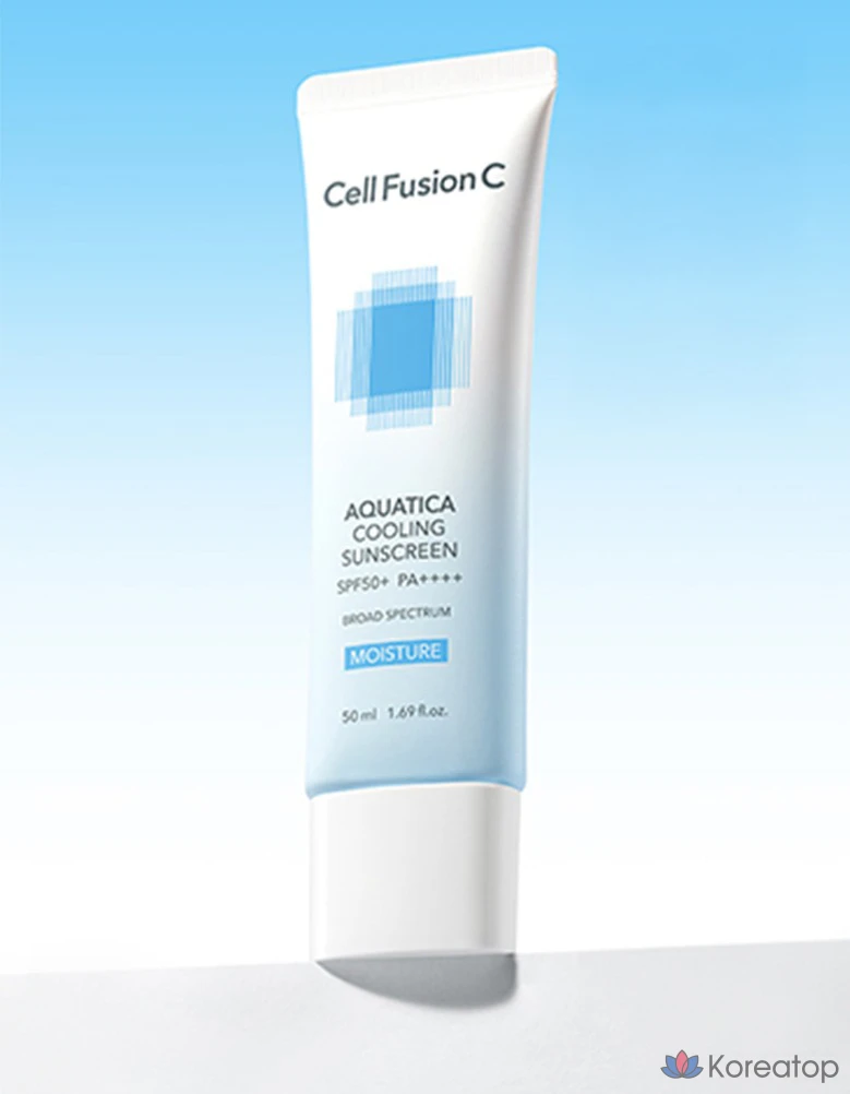 Солнцезащитный крем CELL FUSION C Aquatica Cooling Sunscreen Set, 50 мл + 35 мл, 1 шт.