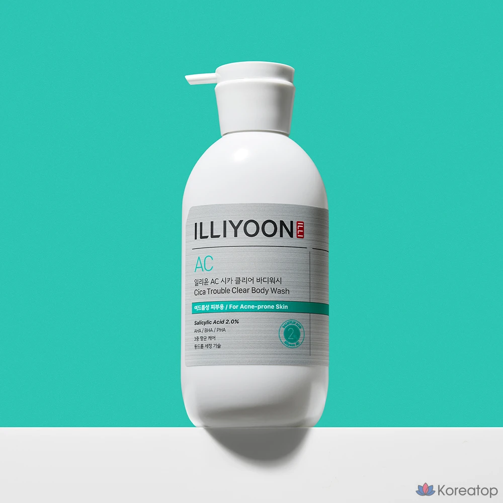 Очищающее средство для тела ILLIYOON AC Cica Clear Body Wash, 400 мл, 1 шт.