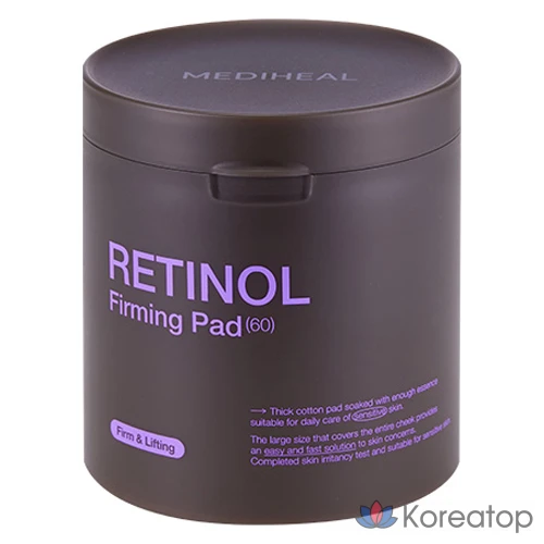 Пэды MEDIHEAL Retinol Firming Pad, 260 мл, 60 шт.