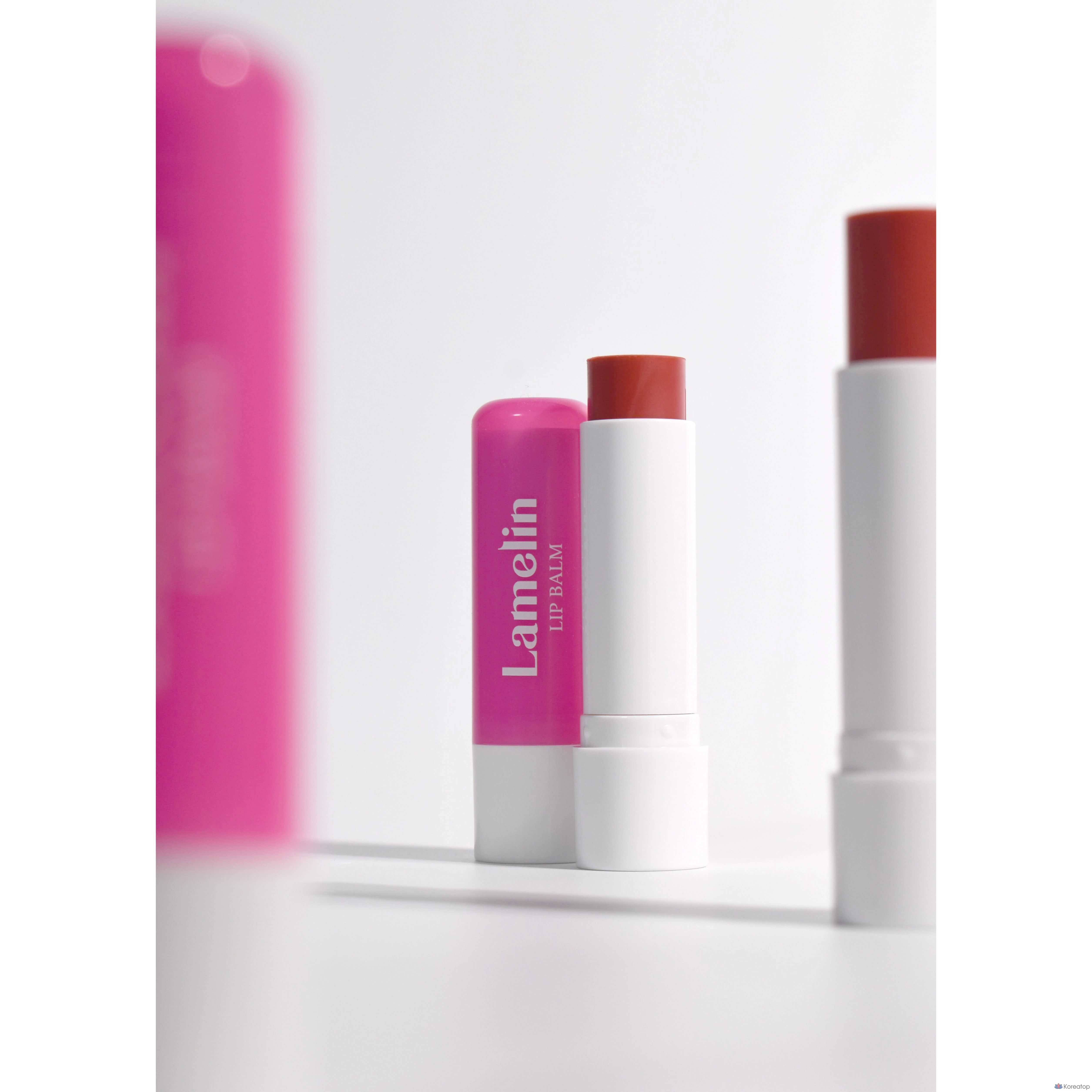 Бальзам для губ Lamelin Glow Fit Moisture Lip Balm, оттенок Cherry Red, 4.3 г, 1 шт., фото 5