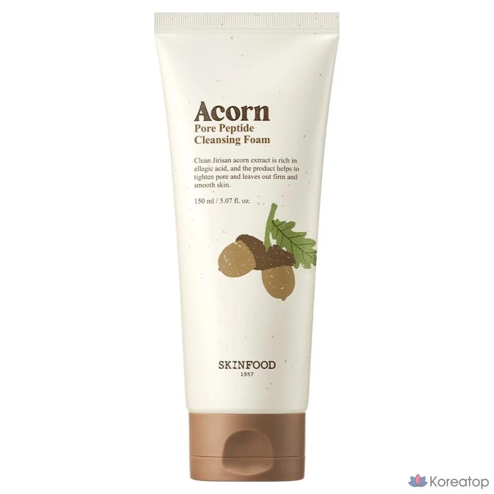Очищающая пенка Skinfood Acorn Pore Peptide Cleansing Foam, 150 мл, 1 шт.