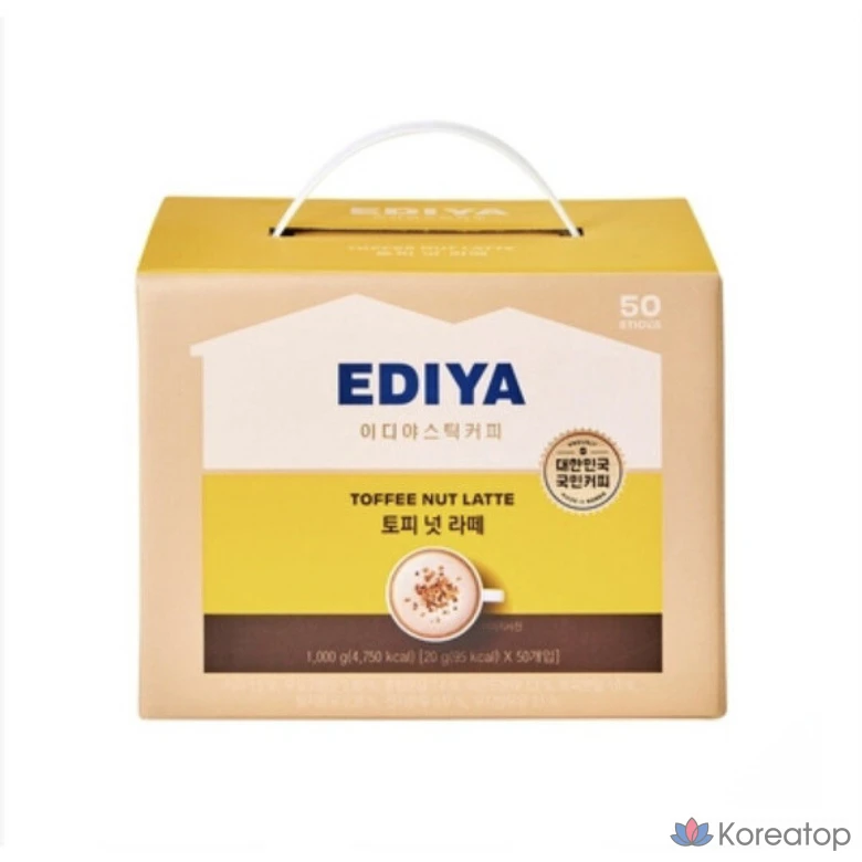 Стик-кофе EDIYA Toffee Nut Latte, 20 г, 1 шт.