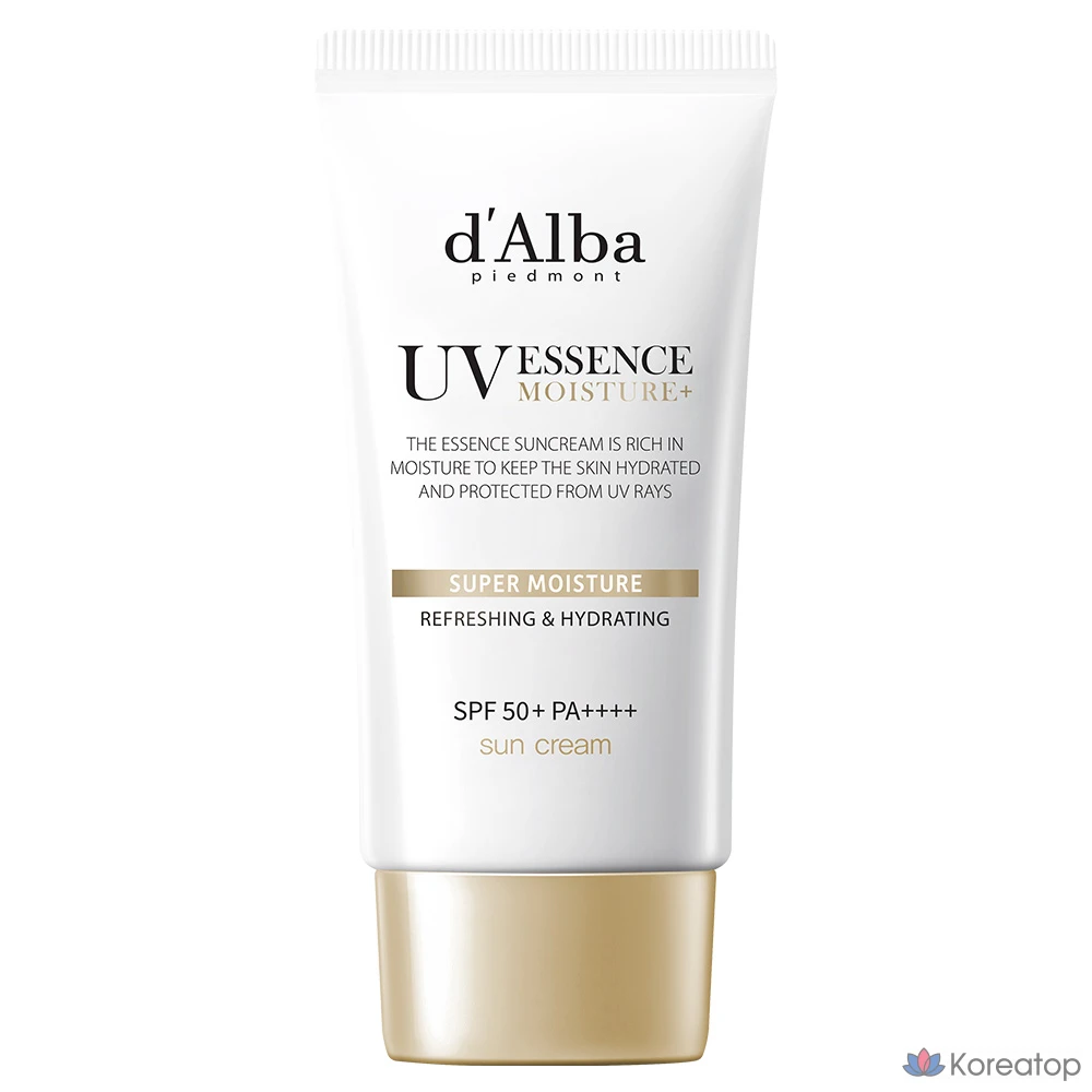 Солнцезащитный крем d'Alba Super Moisture Essence Sun Cream SPF50+ PA++++, 1 шт.