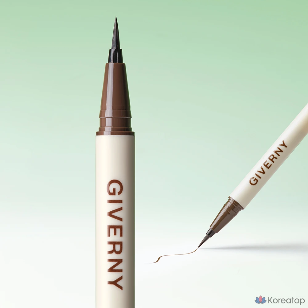 Лайнер для век Giverny Fit Brush Liner, оттенок 03 Brown, 0.6 г, 1 шт., фото 5