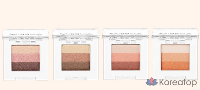 Тени для век Missha Triple Eye Shadow #3 Mocha Beige, 2 г, 1 шт., фото 8