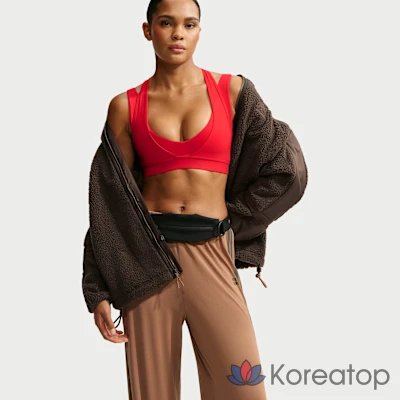 Худи на молнии женское Nike Skims Sherpa Oversized Full-Zip Hooded Jacket, фото 3