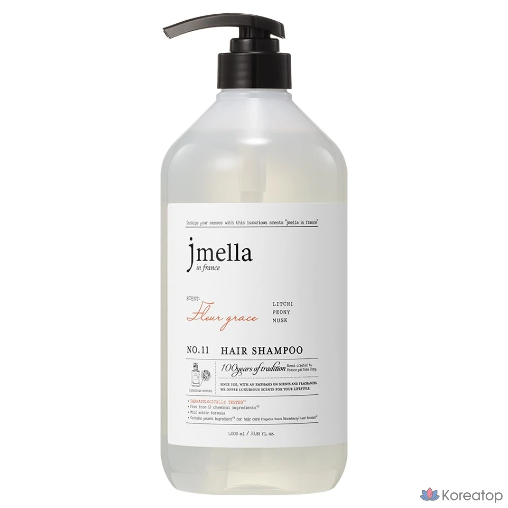 Шампунь Jmella In France Fleur Grace Hair Shampoo Rich & Peony, 1 л, 1 шт.