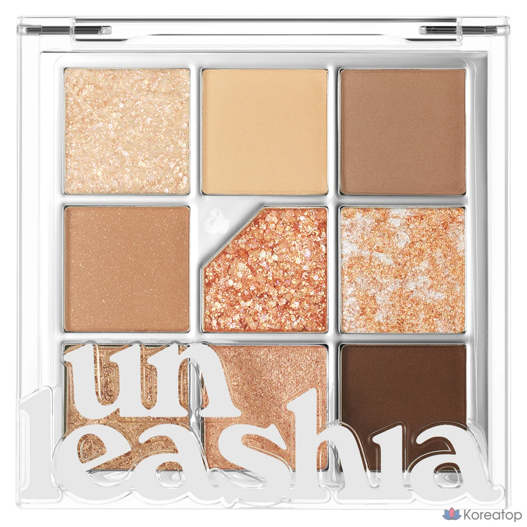 Палетка для век Unleashia Glitterpedia Eye Palette, оттенок N°2 All of Brown, 1 шт.