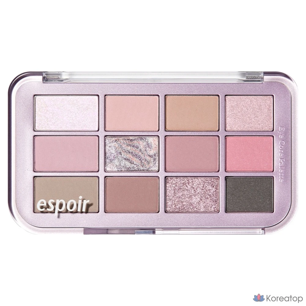 Палетка для век Espoir Eye Core Palette, оттенок 10 Midnight Shell, 1 шт.