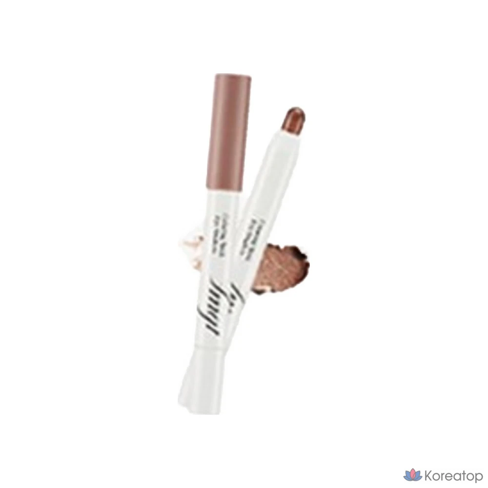 Стик для век FMGT E Coloring Stick Eyeshadow, оттенок 04 Dark Brown, 1 шт., фото 4