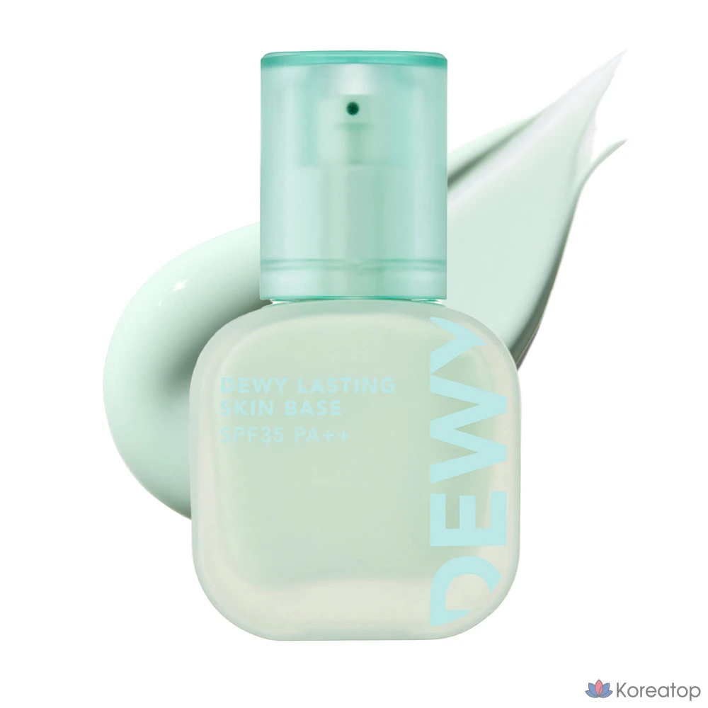Тонер The Face Shop Dewy Lasting Skin Base, оттенок 03 Minty, 35 мл, 1 шт.