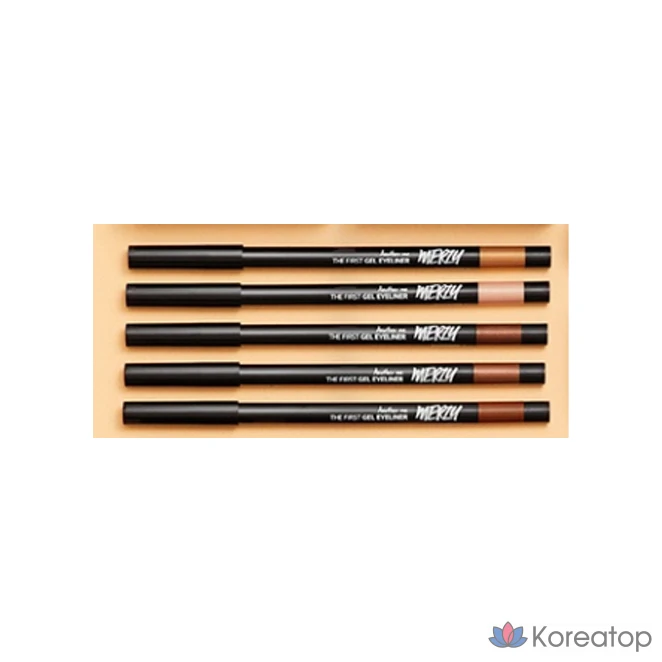 Подводка для глаз гелевая MERZY The First Gel Eyeliner, оттенок G3 Amber Bronze, 0.5 г, 1 шт., фото 6