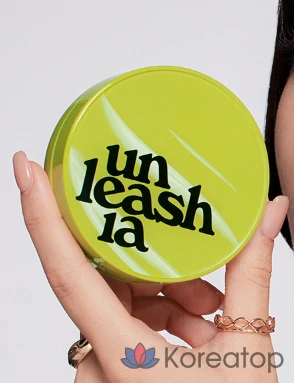 Кушон Unleashia Satin Wear Healthy Green Cushion, оттенок 21N Evernean, 15 г, 1 шт.