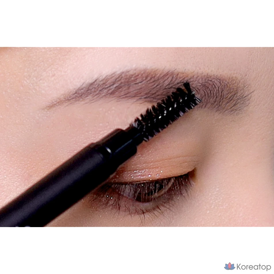 Карандаш для бровей Ottie Natural Drawing Eyebrow Pencil, оттенок 03 Gray Brown, 1 шт.