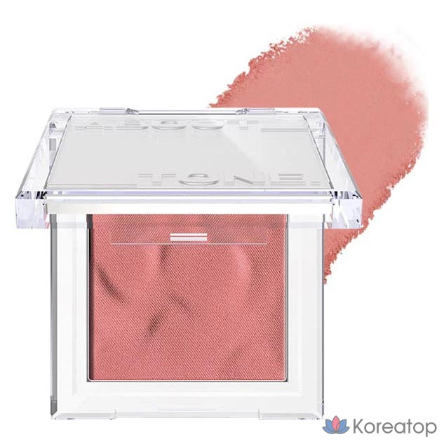 Румяна ABOUT TONE Fluffy Wear Blusher, оттенок 04 Charming Rose, 4.3 г, 1 шт.