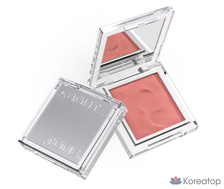 Румяна ABOUT TONE Fluffy Wear Blusher, оттенок 04 Charming Rose, 4.3 г, 1 шт., фото 2