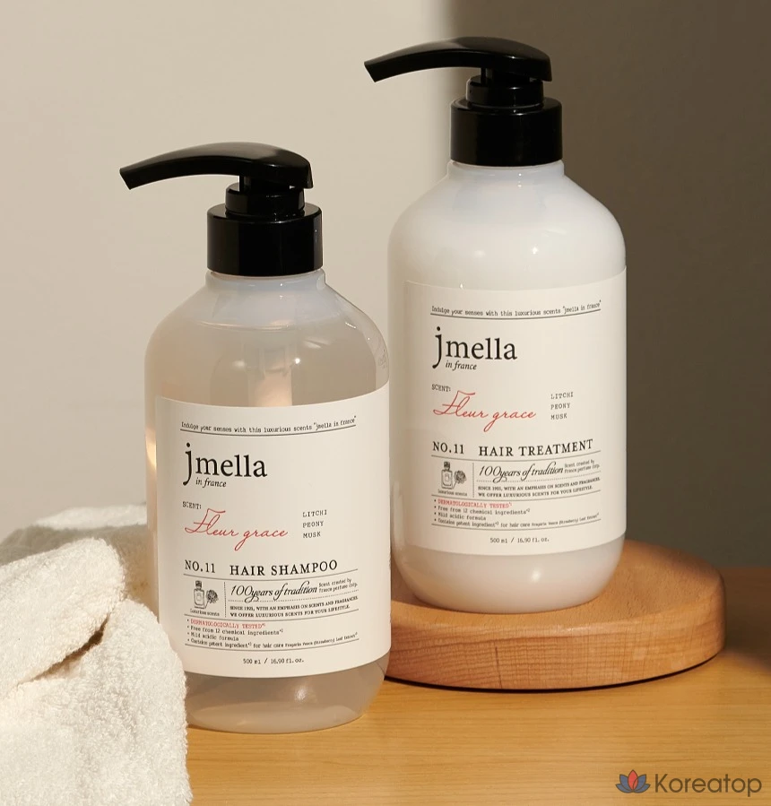 Шампунь Jmella In France Fleur Grace Hair Shampoo Rich & Peony, 1 л, 1 шт., фото 7