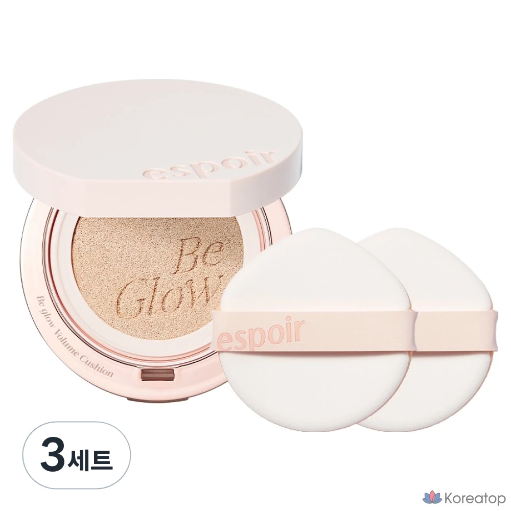 Кушон Espoir Be Glow Volume Cushion Foundation, оттенок 13 Porcelain, 13 г, 3 шт.