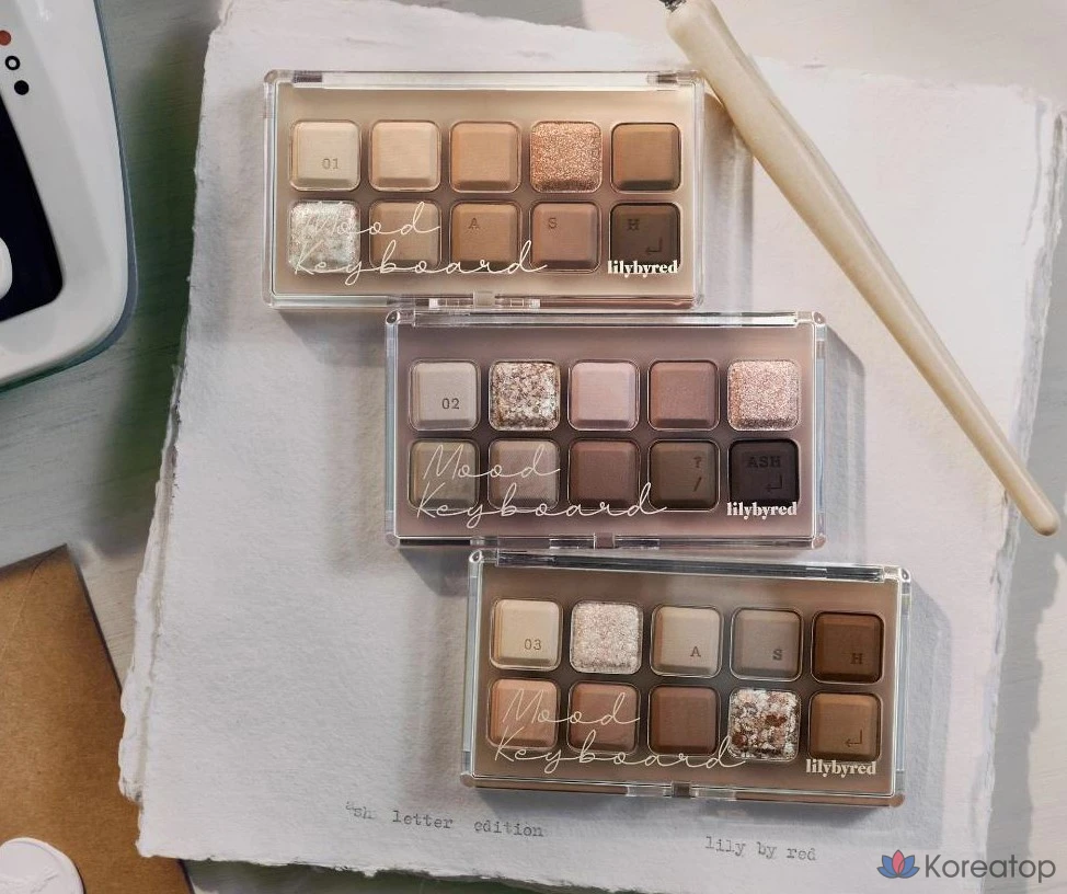 Палетка теней для век Lilybyred Mood Keyboard Eye Palette, оттенок 03 Your Favorite Ash Allim, 1 шт., фото 9