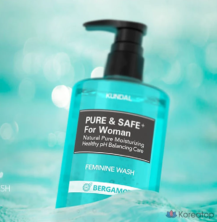 Средство для интимной гигиены Kundal Pure and Safe, аромат бергамота, 300 мл, 1 шт.